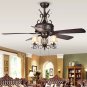 52" Sayre 5 Blade Ceiling Fan Light Kit Included