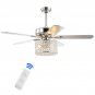 52" Cayuga 5 Blade Ceiling Fan with Remote, Light Kit Included