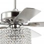 52" Cayuga 5 Blade Ceiling Fan with Remote, Light Kit Included