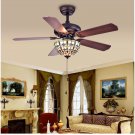 5 Blade Ceiling Fan, Light Kit Included House of Hampton