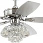 48" Chenut 5 Blade Ceiling Fan with Remote, Light Kit Included