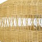 KOUBOO 1050074 Open Weave Candy Wicker Pendant Lamp 19.25" X 19.25" X 9.75" Natural Brown