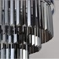 Chrome Smoke Crystal Modern Contemporary Chandeliers Pendant Ceiling Light Chandelier Lighting F