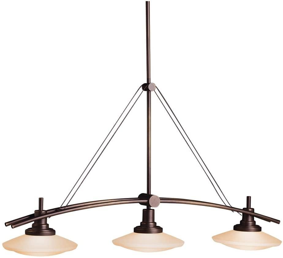 Kichler Structures Large Round Pendant  3 Light  300 Total Watts Halogen Olde Bronze