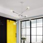 Pendant Lighting Chrome Finish Contemporary Chandeliers Light Fixture Semi Flush Mount Ceiling Light