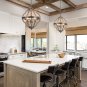 Chandelier for Dining Rooms 15&acirc;��&acirc;�� Globe Pendant Light Wood Farmhouse Style for Kitchen Foyer