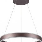 Modern Ring Pendant Light LED Dimmable Chandelier Adjustable Hanging Ceiling Ligh