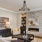 Modern Farmhouse Dining Room Chandelier, 5-Light Kitchen Pendant Light In Oil Rubbed Bronze Finish