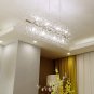 LED Crystal Chandeliers Firework Hanging Ceiling Light Fixture Modern Pendant Lighting