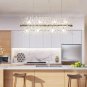 LED Crystal Chandeliers Firework Hanging Ceiling Light Fixture Modern Pendant Lighting