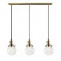 Vintage Rustic Industrial 3-Lights Kitchen Island Chandelier Triple Pendant Hanging Ceiling Lighting