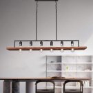 Rustic Chandeliers Farmhouse Chandeliers Lighting 6-Lights Wooden Industrial Island Pendant Light