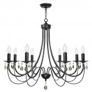 Crystal Chandelier Lighting Dining Room Lighting Fixtures Hanging 6 Lights Candle Pendant Light