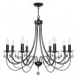 Crystal Chandelier Lighting Dining Room Lighting Fixtures Hanging 6 Lights Candle Pendant Light