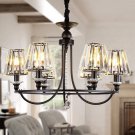 OSAIRUOS Modern Crystal Chandelier Country Style Chandelier