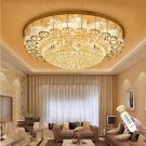 KALRI Luxury Crystal Chandelier LED Ceiling Lamp Flush Mount Modern Pendant Lighting (Dia 31.5'')