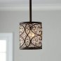 Elk Amherst 1-Light Pendant In Antique Bronze Chandelier, 6" X 6" X 9"