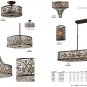 Elk Amherst 1-Light Pendant In Antique Bronze Chandelier, 6" X 6" X 9"