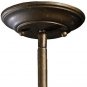 Elk Amherst 1-Light Pendant In Antique Bronze Chandelier, 6" X 6" X 9"