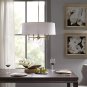 Madison Park Signature Presidio 5 Modern Chandeliers-Metal, Fabric Shade Pendant Ligthing