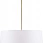 Madison Park Signature Presidio 5 Modern Chandeliers-Metal, Fabric Shade Pendant Ligthing