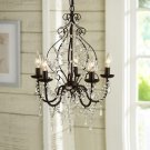 Aero Snail North American Country Style Crystal 5-Light Chandelier Lighting