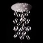 Saint Mossi Modern Glass Raindrop Chandelier Lighting Flush Mount LED Ceiling Light