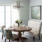Saint Mossi Modern K9 Crystal Raindrop Chandelier Lighting Flush Mount LED Ceiling Light