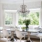 Saint Mossi Modern K9 Crystal Raindrop Chandelier Lighting Flush Mount LED Ceiling Light