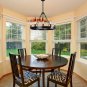 Indoor Retro Round Chandelier, Antique Chandelier, Suitable for Living Room Dining Room Farmhouse