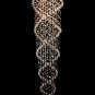 Double Spiral Crystal Chandelier Lighting, Dst Modern Round Luxury Raindrop LED Ceiling Light