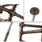 Barn Adjustable Pipe Chandeliers Pendant Hanging Lighting with 9 Sockets(Industrial-Style)
