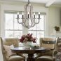 TZOE Country Style Wrought Iron Chandelier, 5 Lamp Candle Chandelier