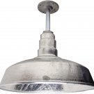 The 200 Watt ABBA Standard Galvanized 16 Inch Rigid Pendant Shade Pendant Shade(Galvanized)