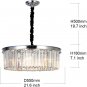 Meelighting modern crystal chandelier