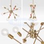 10 Lights Chandeliers Brass  Light Chandelier Industrial Pendant Lighting Semi Flush Mount