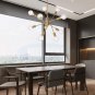 10 Lights Chandeliers Brass  Light Chandelier Industrial Pendant Lighting Semi Flush Mount