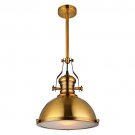 Industrial Antique One-Light Pendant Lamp-Litfad Frosted  light Iron Pendent Light