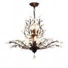 8-Light Vintage Crystal Lights LED Light Crystal Ceiling Light Fixtures Chandeliers Lighting