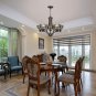VINLUZ Chandelier Modern Chandelier Pulls The Nickel Industry Retro Ceiling Lamp