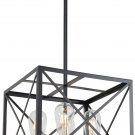 Melucee industrial cross box lantern Pendant