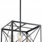 Melucee industrial cross box lantern Pendant