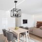 Melucee industrial cross box lantern Pendant