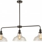 Danxu Modern Large Glass Island Lighting Oil Bronze Pendant Lighting