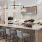 Danxu Modern Large Glass Island Lighting Oil Bronze Pendant Lighting