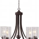 Bonlicht Sputnik Chandelier Brushed Nickel Medieval Modern Chandelier Lamp, Oil Bronze