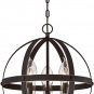 Westinghouse Lighting Three-Light Chandelier, Oil Rubbed Bronze Finish