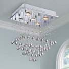 Saint Mossi Chandelier Modern K9 Crystal Raindrop Chandelier Lighting  LED Ceiling Light