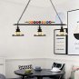 Industrial Retro Pendant Metal Globe Sunshade Chandelier Chandelier with Black Surface 6 Lights