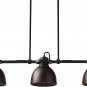 Tone Beam Emmons Triple Ceiling Mount Pendant Lighting Chandelier with Light Bulbs Oil-Rubbed Bronze